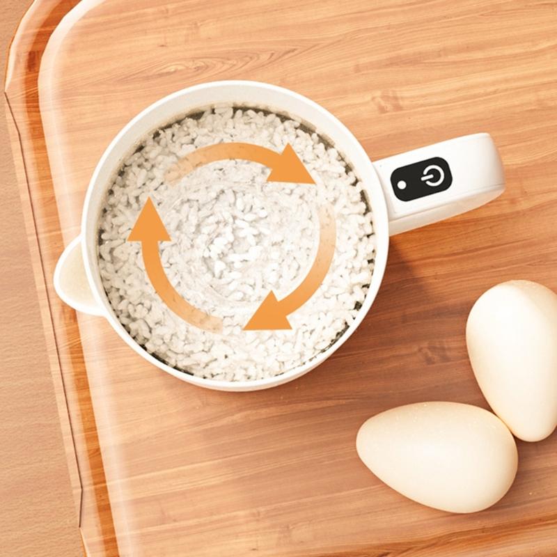 Wireless Electric Mixer Rechargeable Whisk Electric Rice Washer Baking Portable Kitchen Gadget for Cakes and Cookie
