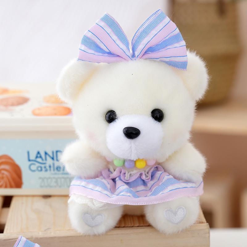 Kawaii Chain Skirt Bear Plush Keychain Doll