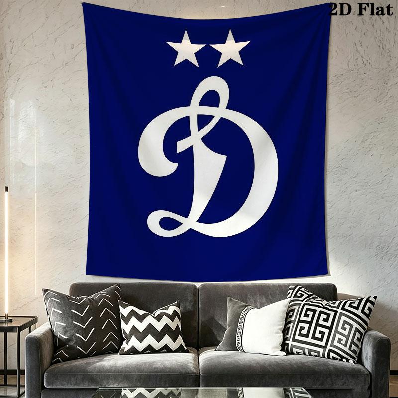Dynamo Moscow Glory Wall Hanging Printed Fabric Blanket Decorative Tapestries for Bedroom Living Room Home Decor