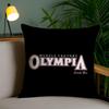Brand M-Mr. O-Olympia Cushion Cover Plush Fabric Soft Double-Sided Printed Sofa Pillow Case Colorfast Home Decor Gift