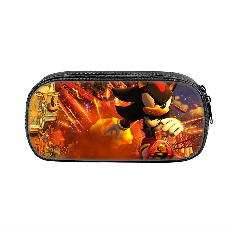 3D Sonic the Hedgehog Pencil Box for Kids - Primary School Stationery Bag