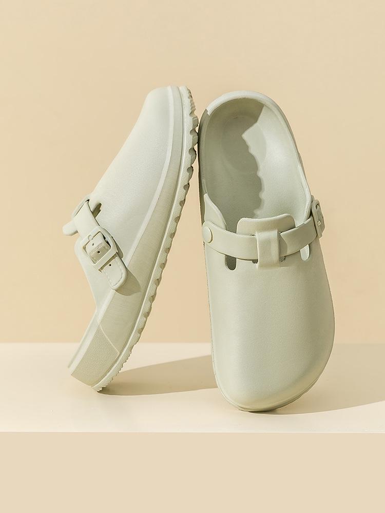 Dámské pantofle Baotou pro vnitřní/venkovní použití - EVA boty odolné proti stříkající vodě pro lékaře a sestry