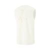 Li Ning Bad Five Letter Round Neck Comfortable Breathable Versatile Sleeveless Vest Men Tops Off-White AVSV177-1