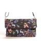 Pochette - Eden - Multicolor - Leather - Removable Shoulder Strap - Butterfly Pattern