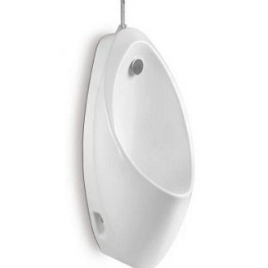 Men's Wall-Mounted Ceramic Urinal with Automatic Sensor for Schools and Public Places