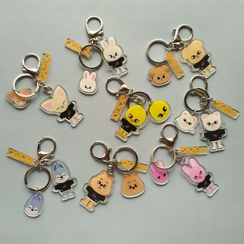 Stray Acrylic Keychain Kids Cartoon Kpop Fans Gift Collection Pendant