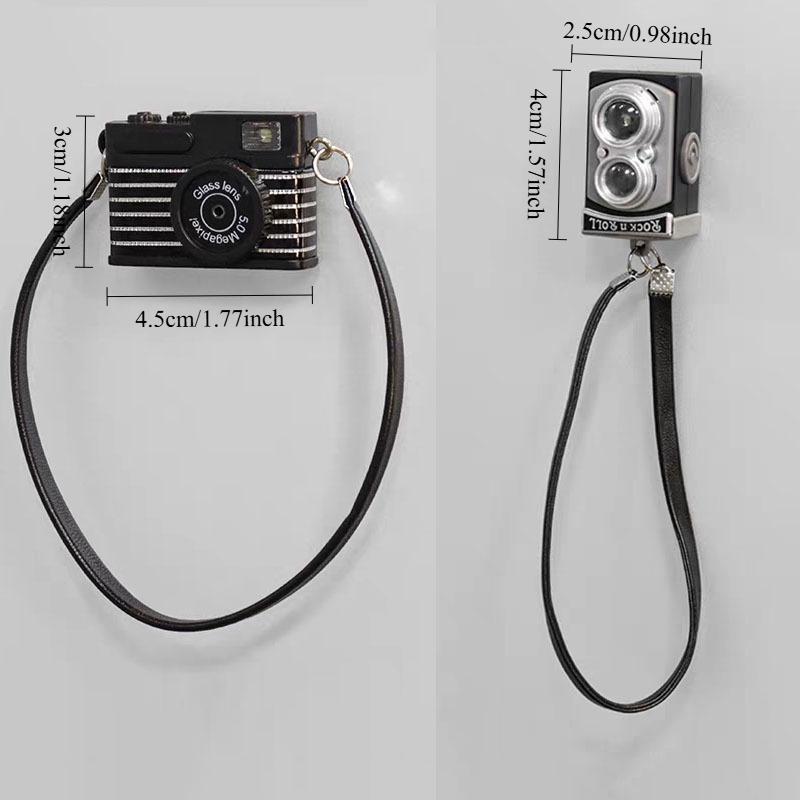 2pcs Creative and Funny Camera Refrigerator Magnets Cute Refrigerator Magnets Whiteboard Sticker