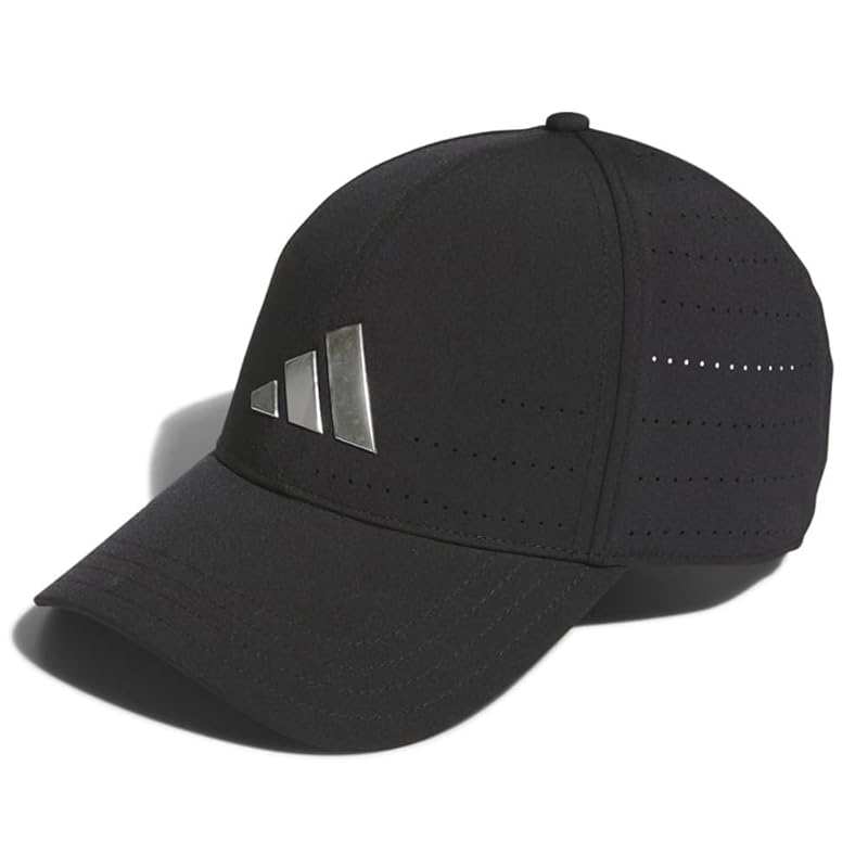 

[Adidas Golf] golf cap metal logo men s black Free Size