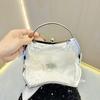 Luxury White Wedding Party Evening Bags For Women Chain Shoulder Crossbody Bags Bow Tie Clutch Ladies Dinner Bags