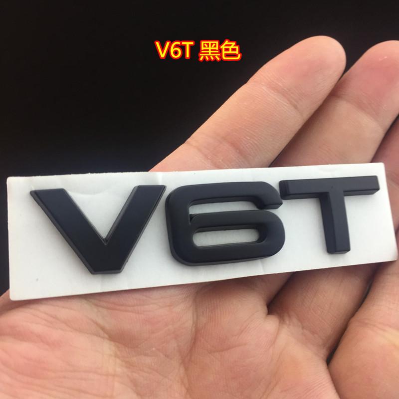 

Suitable for V6TV8T car stickers, car logos, A3A4LA6LA7Q5Q7 side labels, fender stickers, word labels, body stickers #1 чёрный