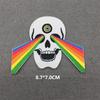 Embroidered Patches On Clothes Punk Patches For Clothing Diy Skull Stripes Stickers Cartoon Patches Appliques Badges