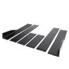 Bruce & Shark 78.7" Universal Side Skirt Extensions, Rocker Panel Splitter Lips, Polypropylene, Scratch Resistant, Gloss Black