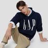 Gap Unisex Logo Print Fleece Pullover Hoodie