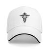 Medizinische Kappe Mode Lässig Baseballkappen Verstellbarer Hut Hip Hop Sommer Unisex Baseballkappen Anpassbar Mehrfarbig