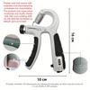 10-100Kg Adjustable Heavy Gripper Fitness Hand Exerciser Grip FatGrip Wrist Increase Strength Spring Finger Pinch Carpal Expande