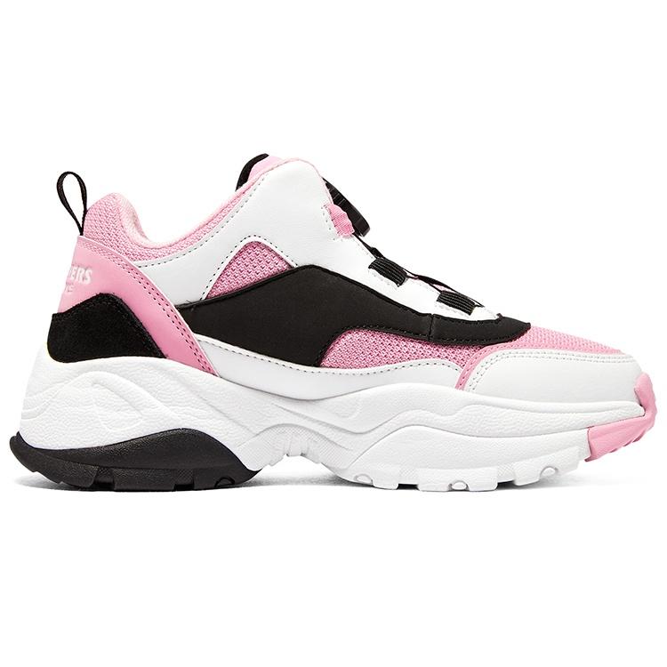 (GS) Skechers Kozmiks 'White Pink Black' Kids' 302528L-PKBK