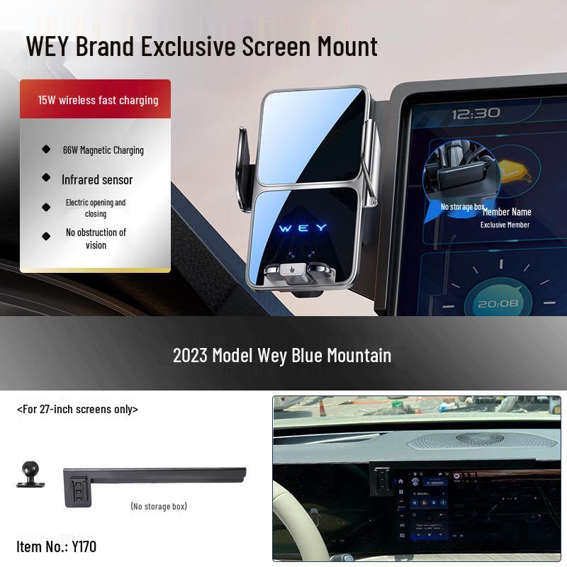 Wey Pai VV5/VV7, Tank 300 & VV6 Navigation Phone Holder for Great Wall Cannon 500