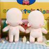 1Pcs 20CM Dolls Body Cotton Stuffed Embroidery Blank Changing Dressing Game Playing House Handmade Toys DIY Doll Accessories
