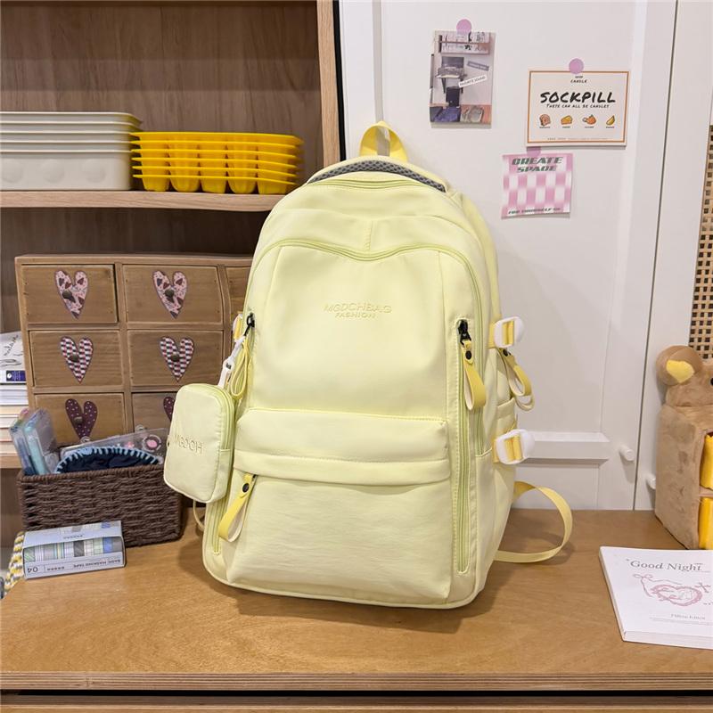 Women's Large Capacity Backpack Student's Lightweight Schoolbag