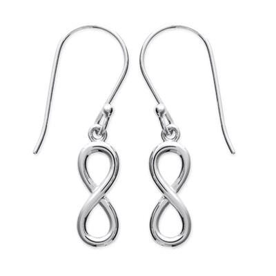 [M7334] - Silver 'Infini' Silver Earrings