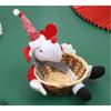 Santa Doll Dropship Basket Christmas Candy Bowl Christmas Candy Storage Basket Holder With Santa Claus Deer Snowman