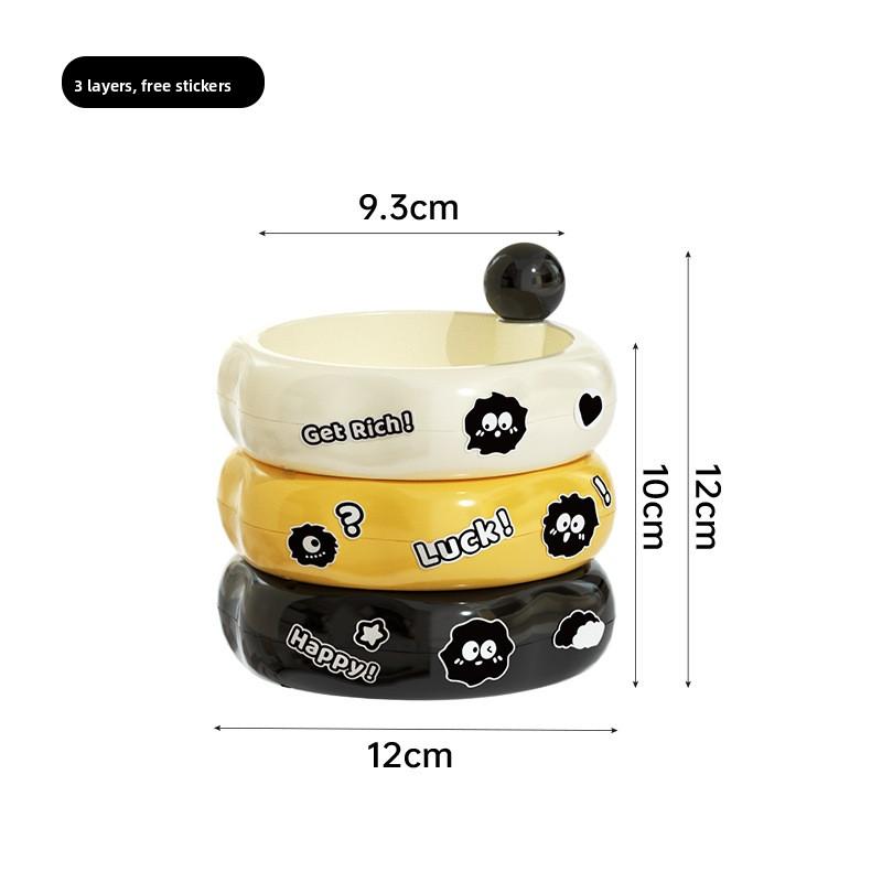 Jewelry Storage Box Light Luxury High-end Earrings Necklaces Rubber Bands Loops Hair Accessories Multi-layer Organizing Box