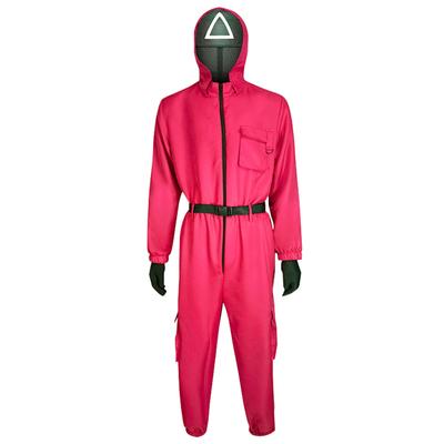 Red Long Sleeved One-piece Cosplay For Both Men And Women