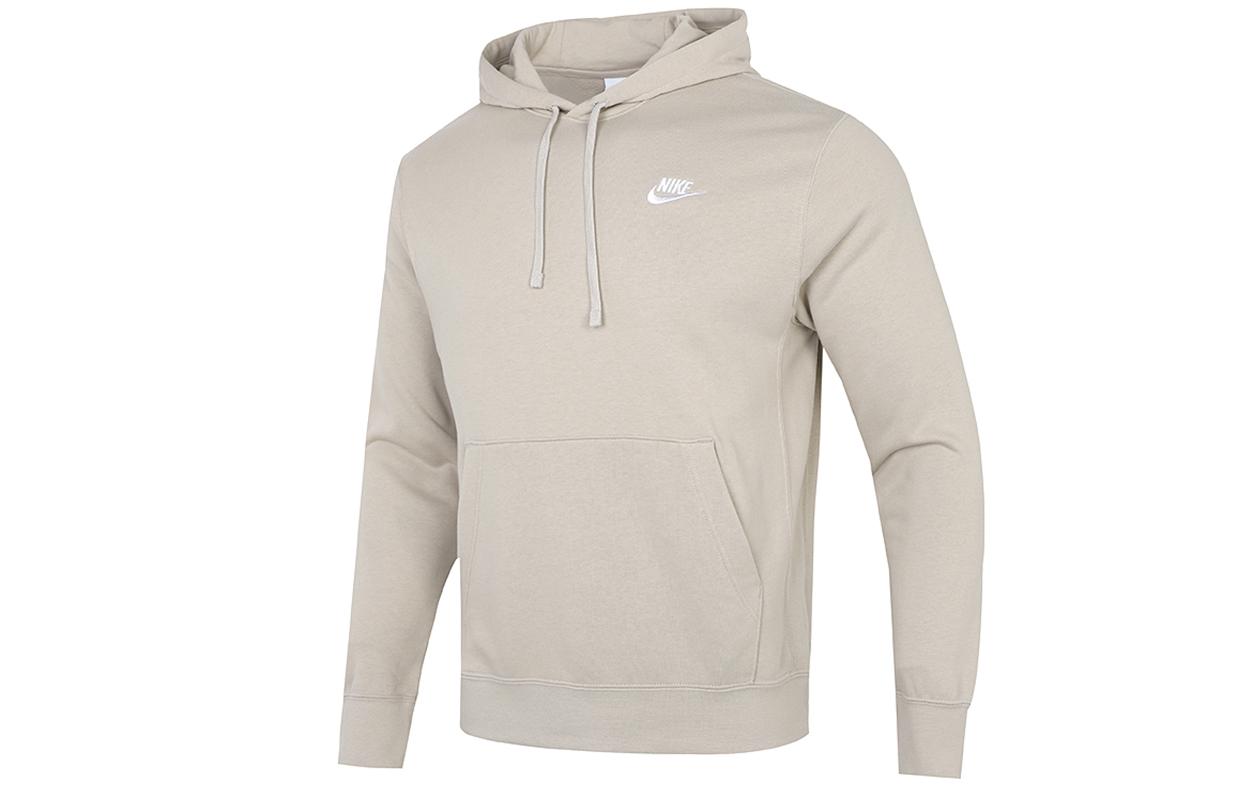 Nike Sweatshirts Men s Gray Hooded Moderate Regular CZ7858-236 L