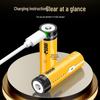 Delipow USB Rechargeable 18650 Lithium Battery 8140mWh CN plug (adapter included)