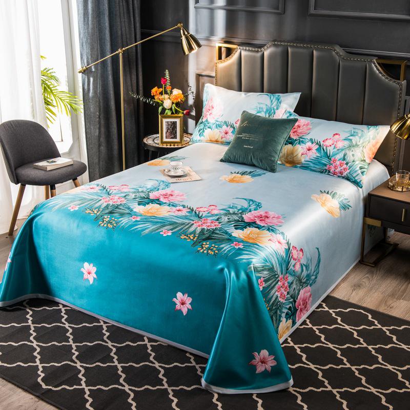 Ice Silk Summer Cool Mat Set: Foldable & Washable Three-Piece for Dormitory Single Beds