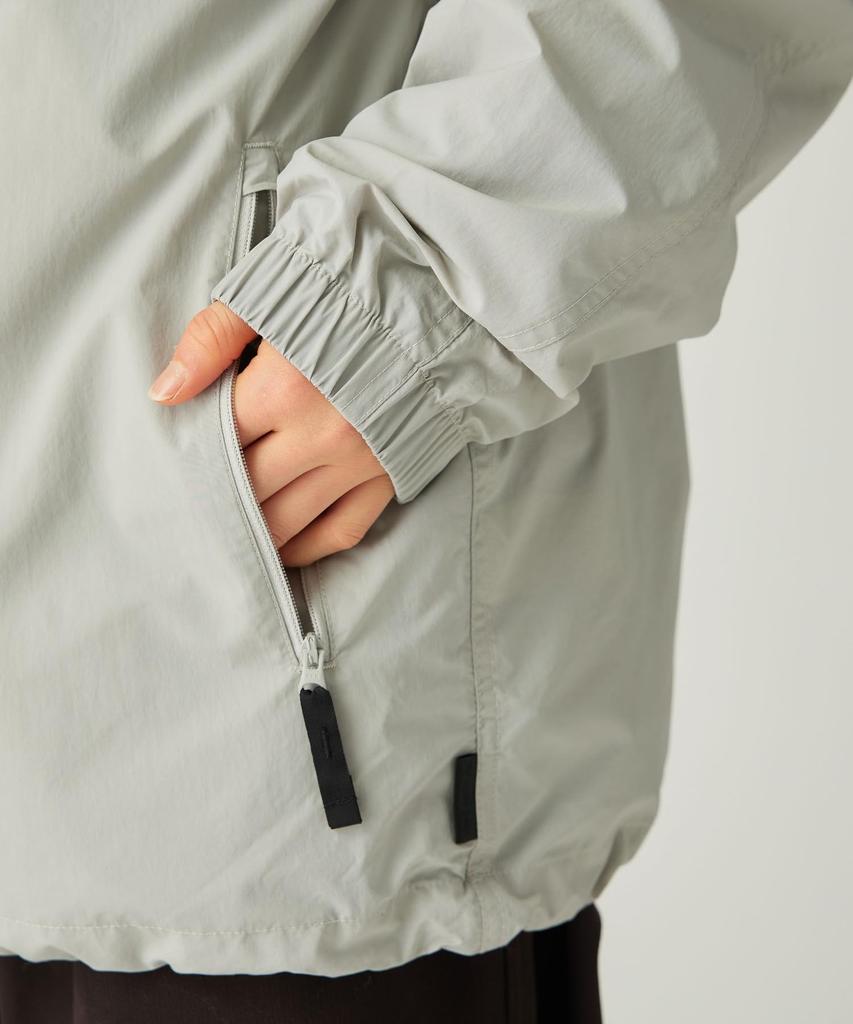 Snow Peak Nylon Tussah Utility Storage Jacket Light Size Outerwear for Men and Women JK-25AU008, Grey, M,