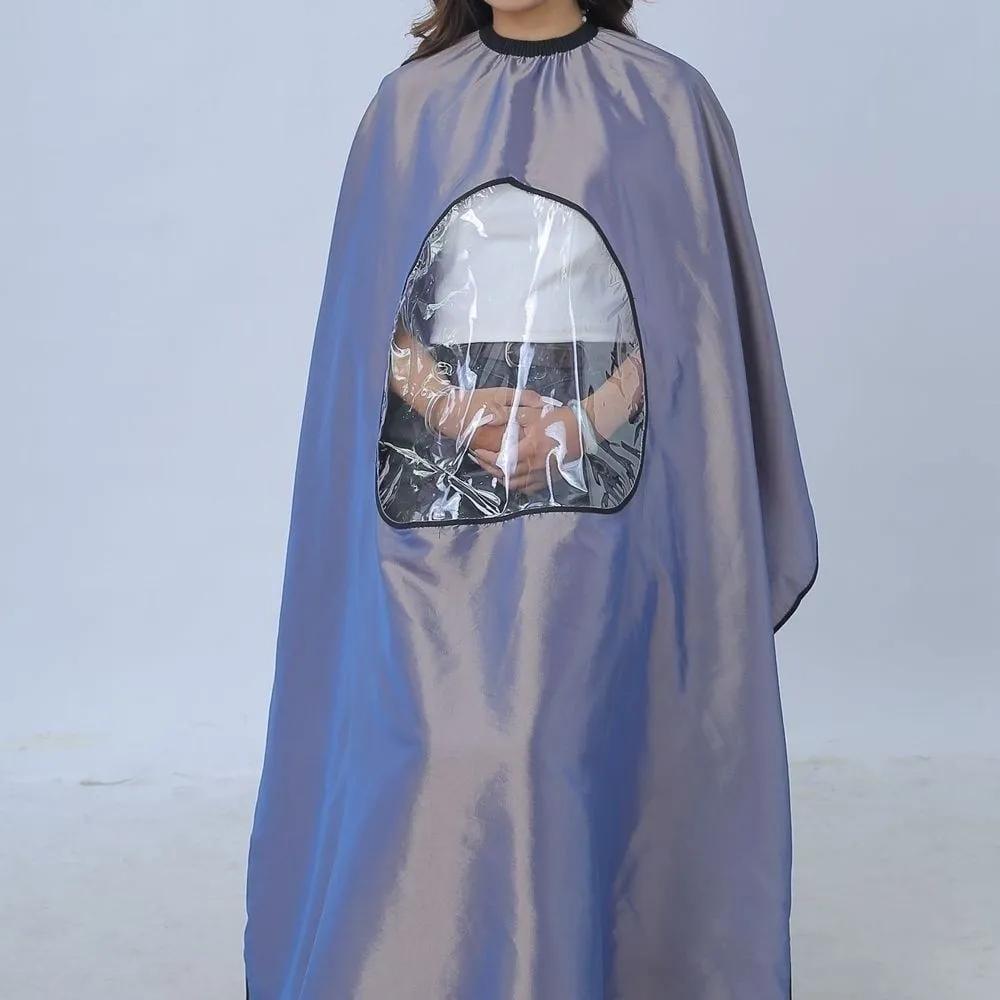 Barbershop Hair Salon Premium Transparent Window Mobile View Cutting Cape Beauty Supplies
