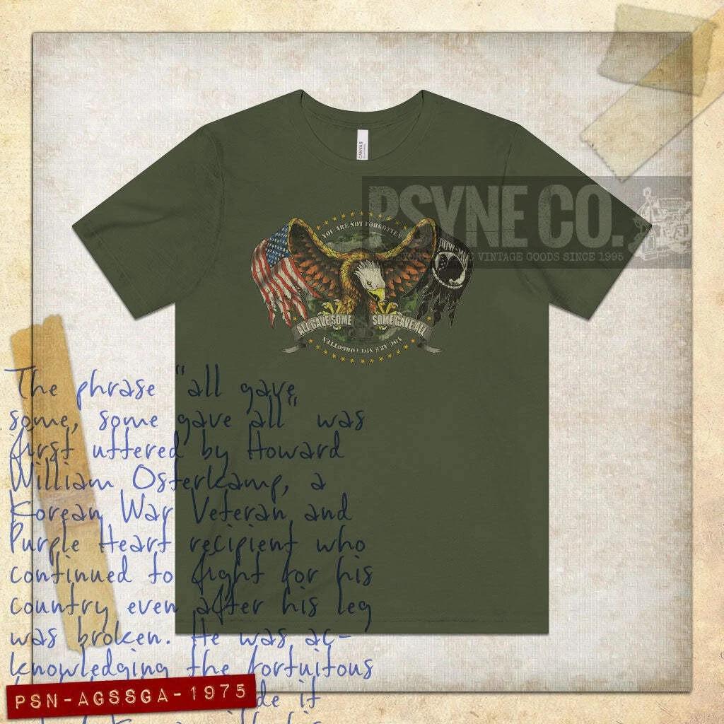 

All Gave Some, Some Gave All 1975 Vintage Men s T shirt S