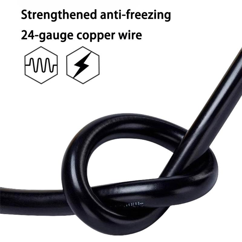 Komfortabler verstellbarer beheizter Griffbezug mit USB-Stromversorgung, ideal für den Winterpendelverkehr, sicheres Kaltwetter-Radfahren