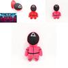 Squid Game Red Guard Worker Staff Plush Toys Front Man 001 456 218 Doll Stuffed