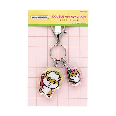 Sanrio COROCOROKURIRIN Podwójny brelok powietrzny ( Retro ) Japonia NOWY
