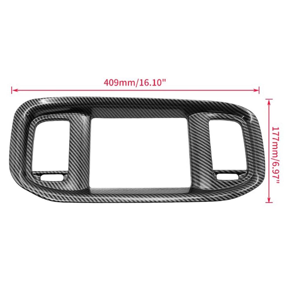 Car Dashboard DVD Navigation Screen Frame Cover Trim For Dodge For Charger 2015 Dashboard DVD Navigation Screen Frame Cover Trim