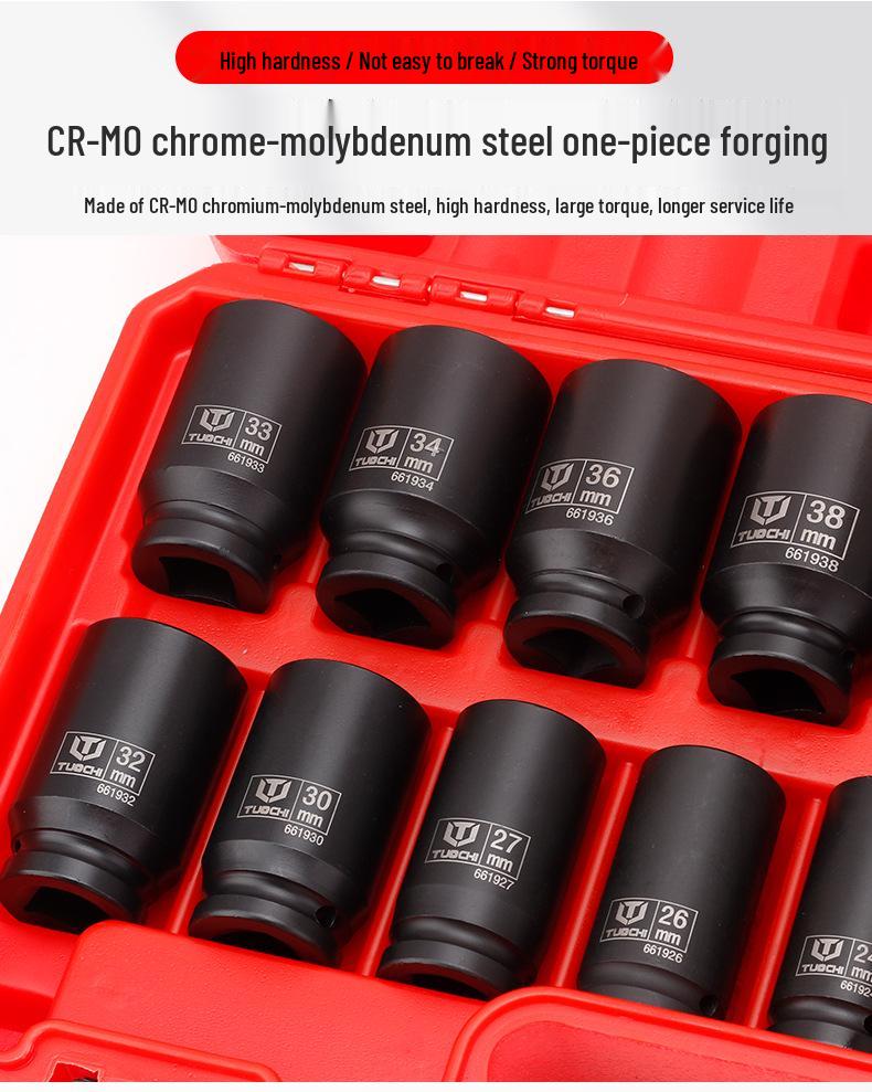 16-Piece Heavy-Duty 3/4 Twelve-Point Torx Impact Socket Set