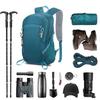 Wanderrucksack für Damen Herren Student Schulrucksack Nylon Tagesrucksäcke Große Kapazität Reiserucksack Fahrradrucksack