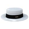 25 Straw Hollow Flat Top Straw Hat Men'S And Women'S Summer Seaside Vacation Beach Sun Hat Elegant Temperament Top Hat