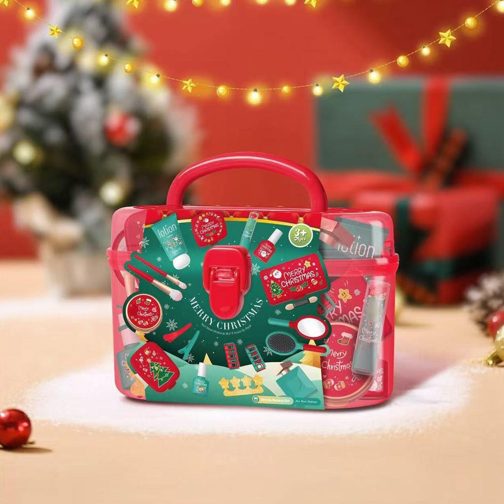 Christmas Make-a-House Toy Set For Girls, Christmas Surprise Gifts, 19 Cosmetic Toys That Cannot Be Smeared