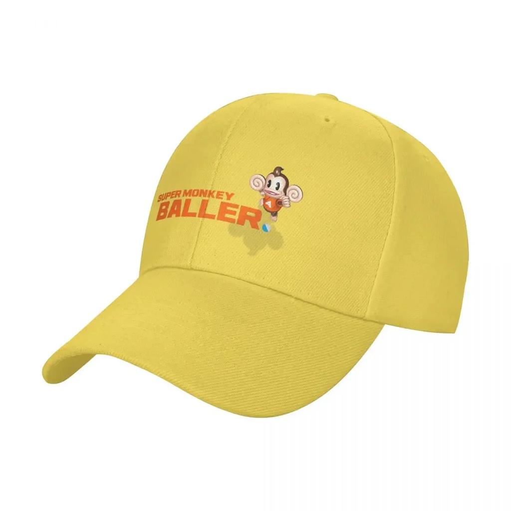 SUPER MONKEY BALLER Super Monkey Ball Aiai Baseball Cap Unisexs big size hat hiking  hard  Unisex Womens