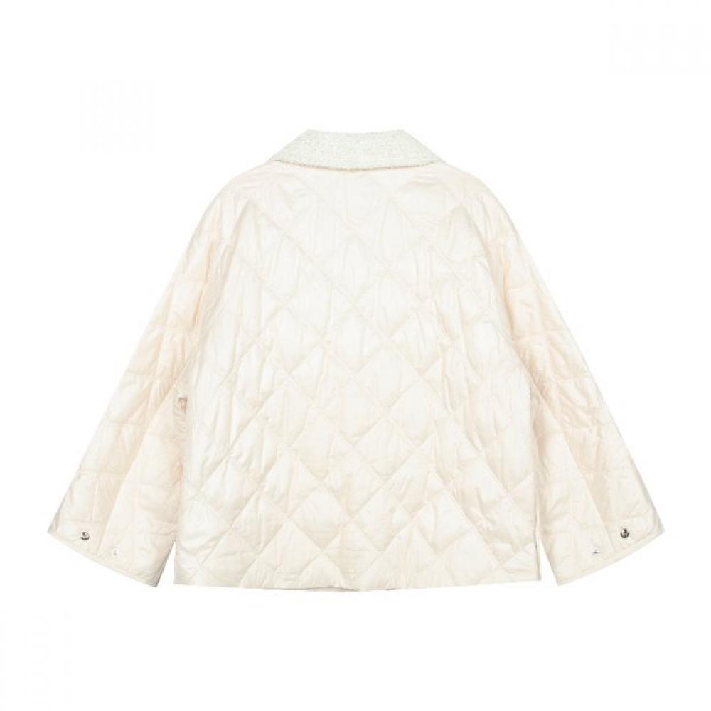 Son Jung Wan Tweed Collar Color Block Shinsul Jumper Zdj6161071