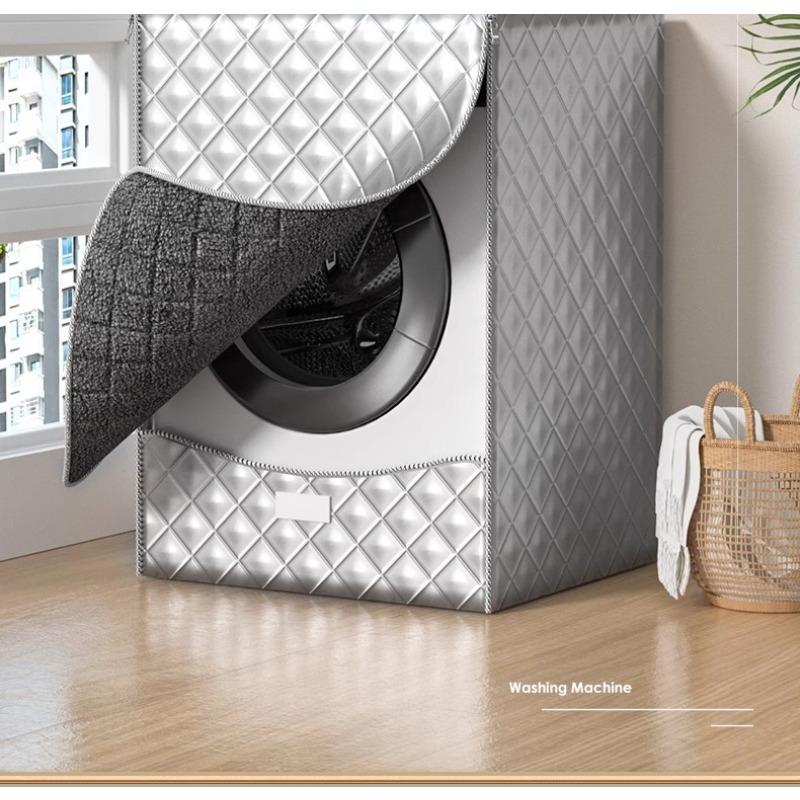 Thickening Washer/Dryer Cover, Sun Protection, Heat Insulation and Waterproof Washer and Dryer Covers for Bathroom Home Goods