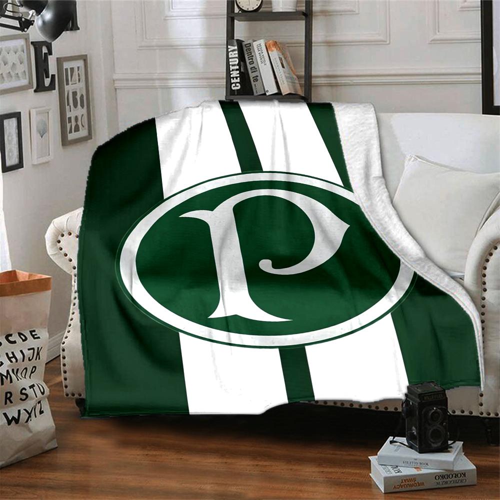Palmeiras Theme Printed Blanket - Perfect for Couch, Bed, Travel & Outdoor Use | Machine Washable, Cozy & Durable.