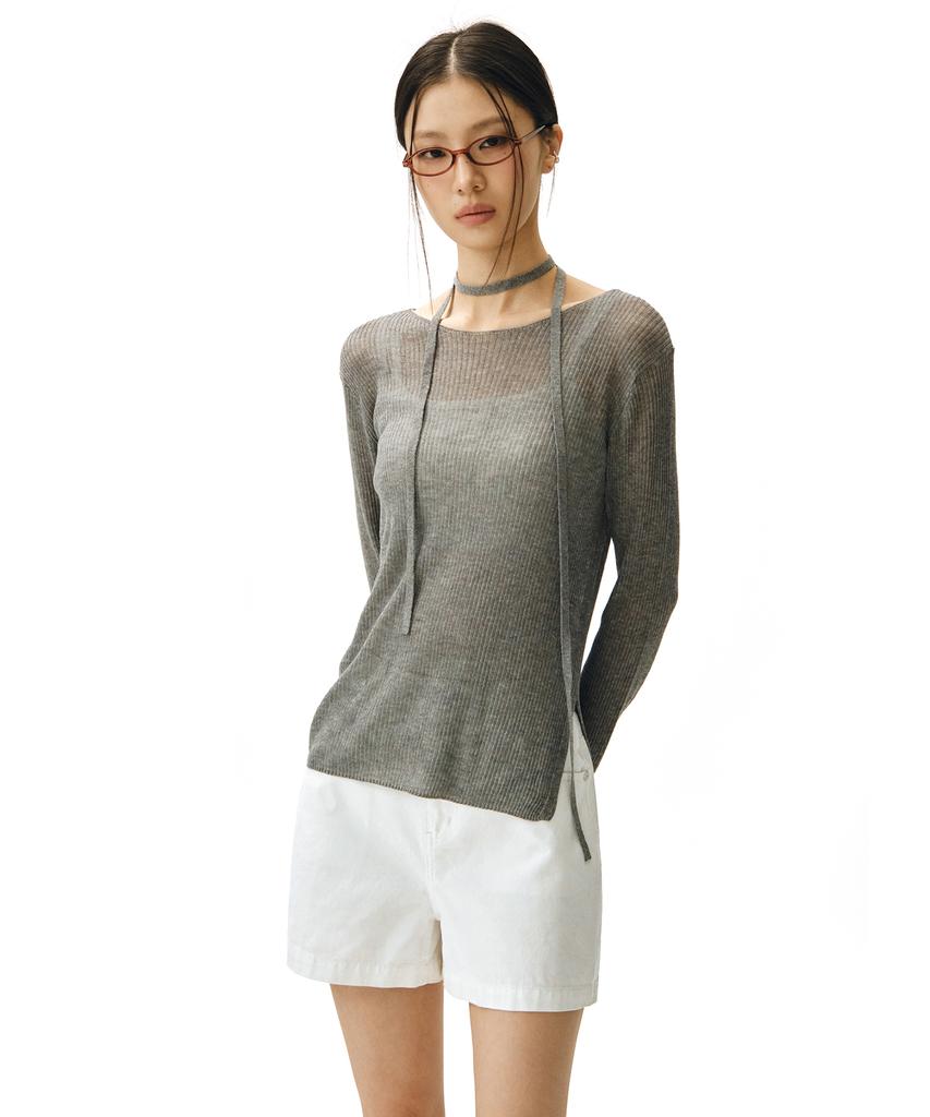 Deketeuumeon Signature Denim Shorts Dcwpt007Ivory