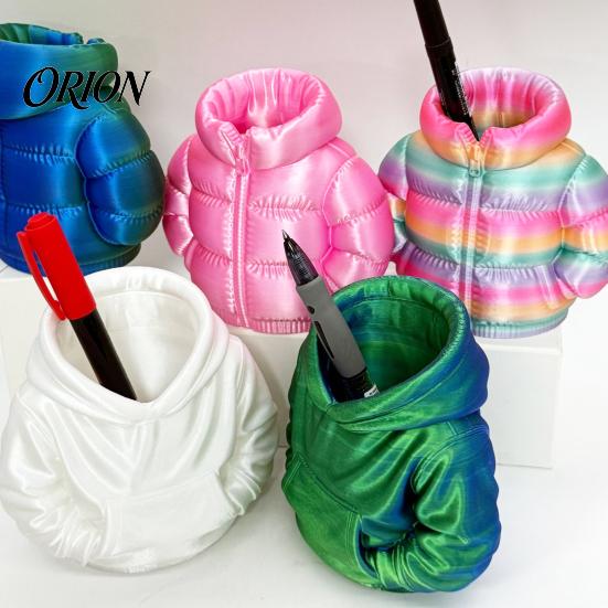 Decorative Desk Accessories Clothes Shape Pen Holder, Large Capacity Desktop Organizer, Handmade Organizer for Office Aesthetic Pencil Cup Supplies