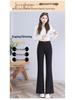 High Waist Slimming Micro Flare Pants Suit 2025 - Petite Elastic Casual Slim Fit for Spring/Autumn