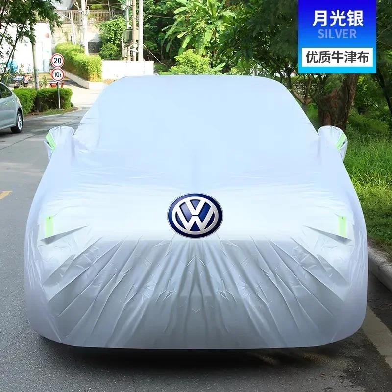

2025 Hot VW Full Car Covers For Volkswagen Passat B6 B7 B8 Golf CC Outdoor Snow Protective Sunshade Dustproof Waterproof Oxford for BORA