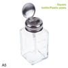 Empty Glass Nail Polish Remover Dispenser Refillable Press Pump Bottle Makeup Manicure Accessories